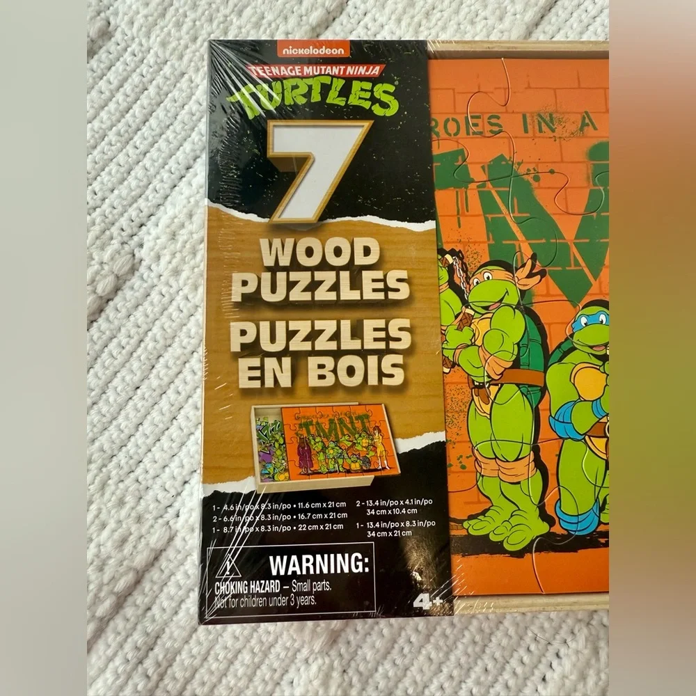 Teenage Mutant Ninja Turtles Wooden Puzzles set